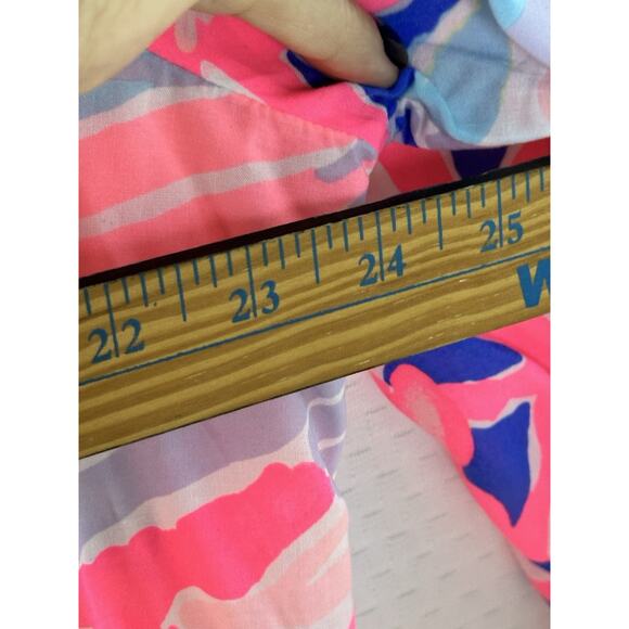 LILLY PULITZER Willa Peasant Blouse Hermosa Print Rayon New $128 - Picture 11 of 12